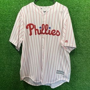 Bryce Harper Phillies majestic pinstripe Jersey